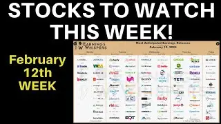 Stocks To Watch This Week Earnings Whispers | Major Stocks: Shopify, Airbnb, Roku, Coinbase, Crocs