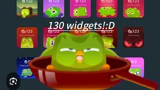 Duo widgets but they get worse… (130 widgets)