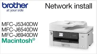 Install MFCJ5340DW on a wired network - Macintosh