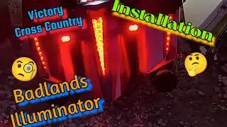 Victory Cross Country Badlands Illuminator Install (sabre/ Turn Signals to run, brake & turn)