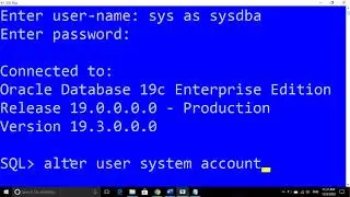 Oracle System user's password forgotten account locked solution
