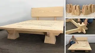 Very Easy Modern Wooden Bed - Woodworking Tutorial