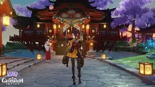 ASMR | Genshin Impact ✧ Q&A time and farming for Chiori 💬 🎮 Relaxing, whispered gameplay