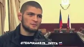интервю хабиба после боя с джонсанам