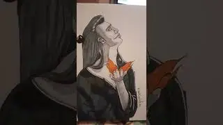 Черно-белый арт. Рисование маркерами