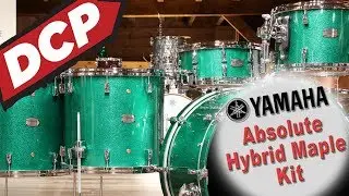 Yamaha Absolute Hybrid Drum Set 24/13/16/18/14 // Demo