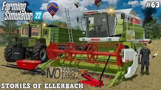 FIRST WHEAT HARVEST with @TheCamPeRYT - WENT WRONG? 😱🌾🚜💨 | Ellerbach | FS22 | Timelapse #63