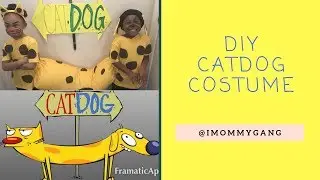 DIY CatDog Costume | Step by Step | Great for Halloween or Parties !