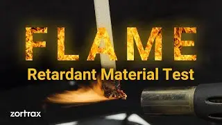 🔥 ❌  Flame Retardancy Test of a Sample Made with Ultrafuse PPSU on Zortrax Endureal 3D Printer