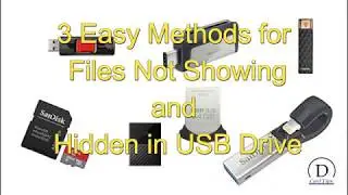 Recover / restore hidden files from USB drives/pen drive/memory card/ external hard disks