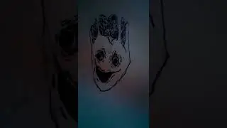 happy face falling off the wall