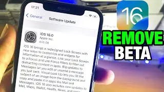 How To REMOVE iOS 16 Beta - Uninstall/Delete iOS 16 Profile & Install iOS 16 OFFICIAL!