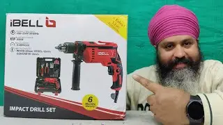IBELL IMPACT DRILL SET REVIEW || IBL TD 13-85 UNBOXING AND TESTING ||