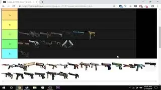 CSGO Weapon Tier List!