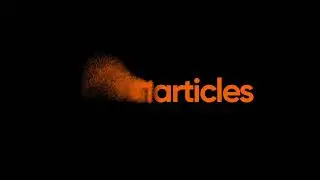 Dust Particle Text Effect Animation ! After Effect Free Template Download 02 ! 99 Design Studio !