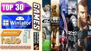 Winlator 7.0 | Top 30 Best Playable Games On Mediatek Helio/Dimensity/Exynos/Mali#winlator #mobox