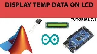 7.1 Display Temperature on LCD creating S function in simulink arduino