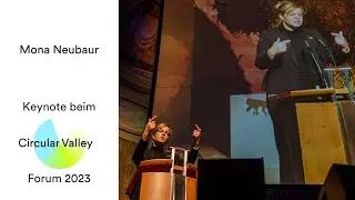 Keynote von Mona Neubaur beim Circular Valley Forum 2023