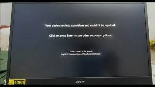 Your Device Ran Into a Problem and Couldn't Be Repaired | Windows 10/11 Fix
