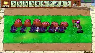 Pogo Tall-Nut Zombie And Wall-Nut Zombie Vs Conehead Flag Zombie Fight // Plants Vs Zombies