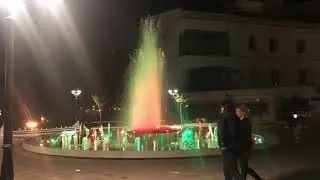 Central Stepanakert at night