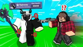 I ADMIN ABUSED when 1v1'ing SKILLED PLAYERS in Roblox Bedwars...
