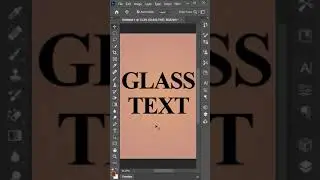 Glass Text Effect in Photoshop | Photoshop a Realistic Glass Effect