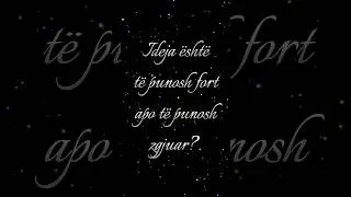 Si mëndoni ju?