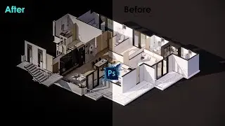 Enhance your render quality with photoshop just one simple steps