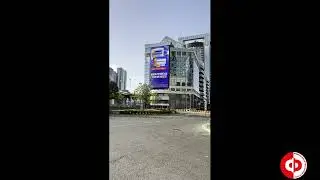 Реклама на медиафасаде на улице Тестовская, дом 10, МОСКВА-СИТИ, БЦ «СЕВЕРНАЯ БАШНЯ»
