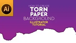 Simple Torn Paper Background Illustrator Tutorial