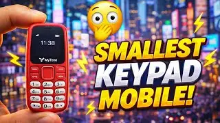 Smallest keypad phone 😳😳 #minimobile #tech