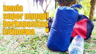 tenda TARP TENT kecil diluar, luas didalam