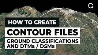 How to: Generate Contours, Ground Classifications, and DTMs / DSMs