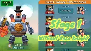 Lords Mobile Steambot Stage 1 Limited Challenge Full Steam Ahead