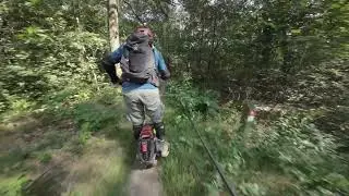 MTB route de Schaak - run 2 helmcam