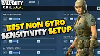 Best Non Gyro Sensitivity Settings For Cod Mobile | Best Sensitivity Settings | Tips & Tricks