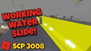 WORKING Water Slide Build In Roblox Ikea SCP 3008!