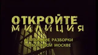 Откройте, милиция! Фильм 24-й, МАЛЕНЬКИЕ РАЗБОРКИ В БОЛЬШОЙ МОСКВЕ