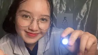 ASMR Eye Exam With Dr.Butter ตรวจตากับคุณหมอบัตเตอร์ (Roleplay)