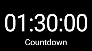 90 Minute Timer with Alarm