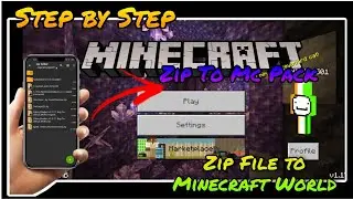 How To Turn .zip Packs To .mcpack For MCPE 1.17! | How To Extract a Minecraft .Zip File 
