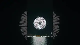 Awesome fireworks of FIFA world cup Qatar at At saudia winning moments at Doha corniche #yt short,