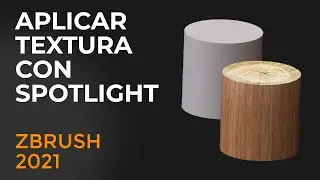 Aplicar texturas mediante Spotlight - Zbrush en 5 min #90