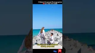 Best Suprised Proposal photographer 📸💍 Tel: +1 5167215385 #miamiphotographer
