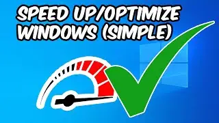 Speed Up/Optimize Windows PC/Laptop (Simple Tweaks for Better Performance)
