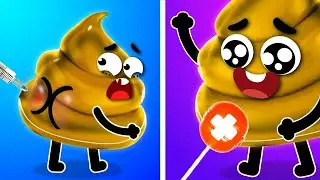OH NO! Doodles VS Crazy Doctor || Funny Doodles And Their Everyday Fails By Doodland