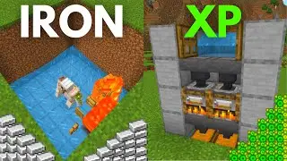 [1.19] Only the BEST Minecraft Farms of 1.19 Bedrock (XP Farm, Iron Farm)