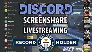 THE FIRST EVER DISCORD LIVESTREAMER