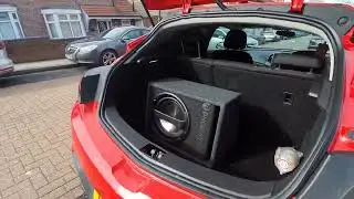 Vauxhall Astra gtc subwoofer fitted